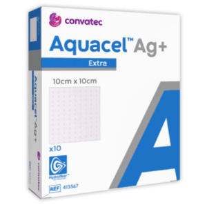 ضمادة Aquacel بالفضة بتقنية الهايدروفايبر