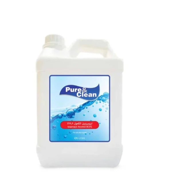 كحول ايزوبروبيل جالون 5 لتر 70% بيور اند كلين