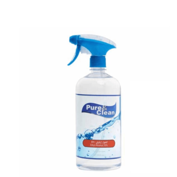 بيور اند كلين كحول ايثيلي بخاخ 1 لتر 70%