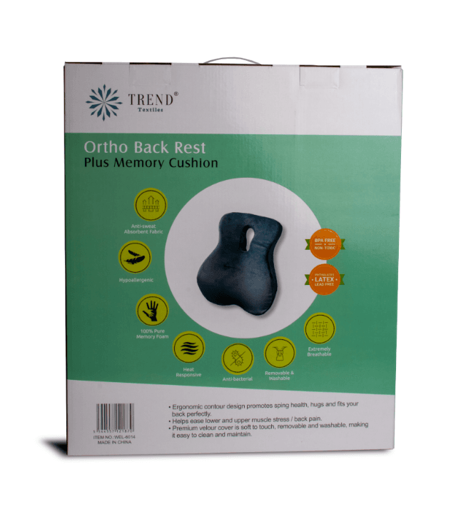 وسادة وسادة اسفنجية للظهر Trend - الصورة 1